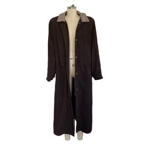 Brown Liz Claiborne Duster Trench Coat